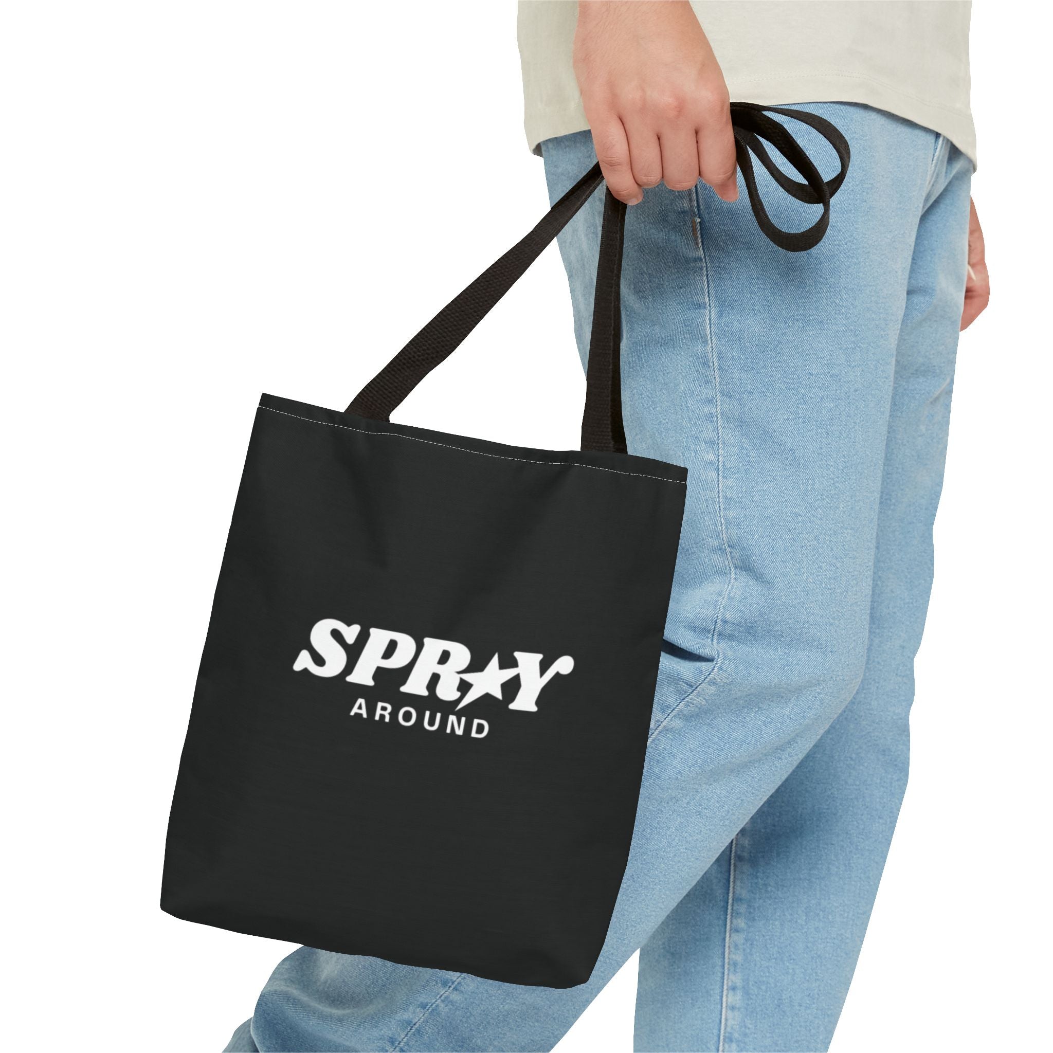 Spray Around Logo Tote Bag