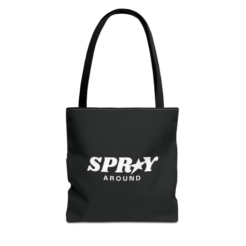 Spray Around Logo Tote Bag